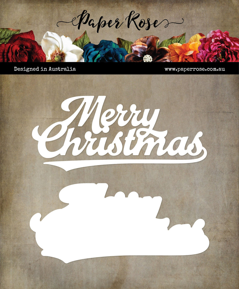 Large Fancy Script Layered Merry Christmas Die 32442-1
