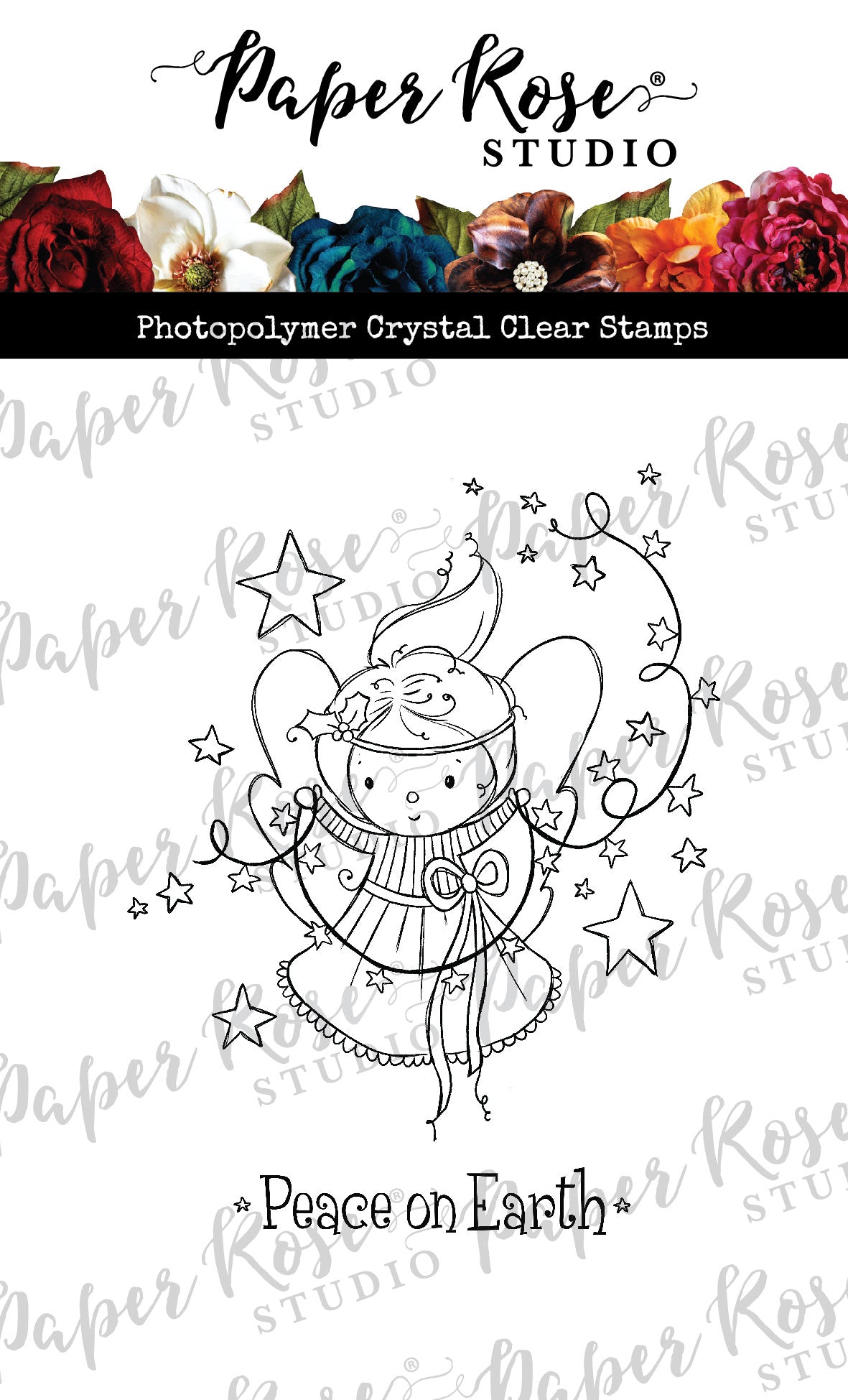 Peace Angel Clear Stamp 32658-1