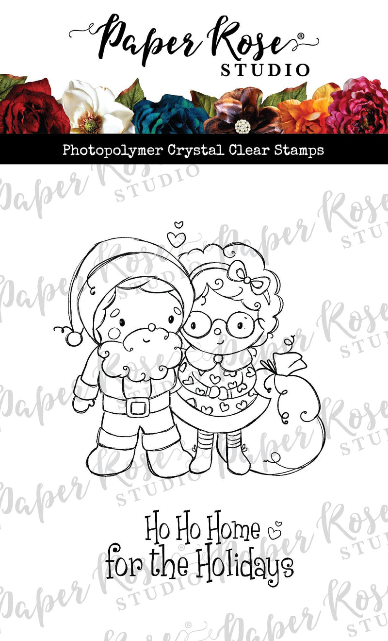 Mr & Mrs Santa Claus Clear Stamp 32661-1