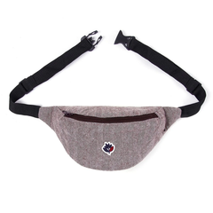 Magenta 'Hibiscus' Waist Bag - White/Maroon-1