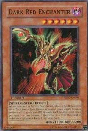 Dark Red Enchanter (SDSC-EN006) - Structure Deck: Spellcaster's Command 1st Edition-1