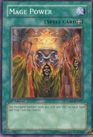 Mage Power (SDSC-EN027) - Structure Deck: Spellcaster's Command 1st Edition-1