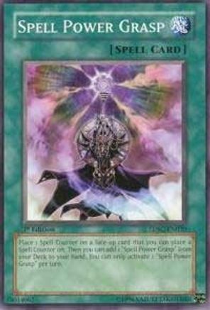 Spell Power Grasp (SDSC-EN020) - Structure Deck: Spellcaster's Command 1st Edition-1
