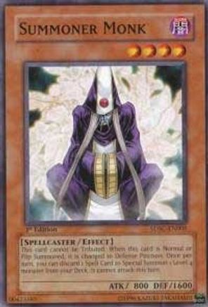 Summoner Monk (SDSC-EN005) - Structure Deck: Spellcaster's Command 1st Edition-1