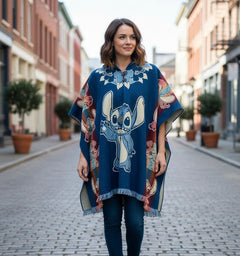 Characters Wool Poncho-3