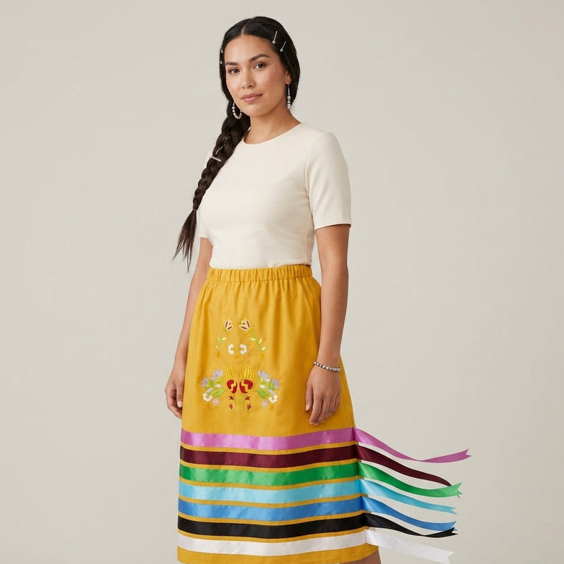 Paws & Petals Ribbon Skirt-6