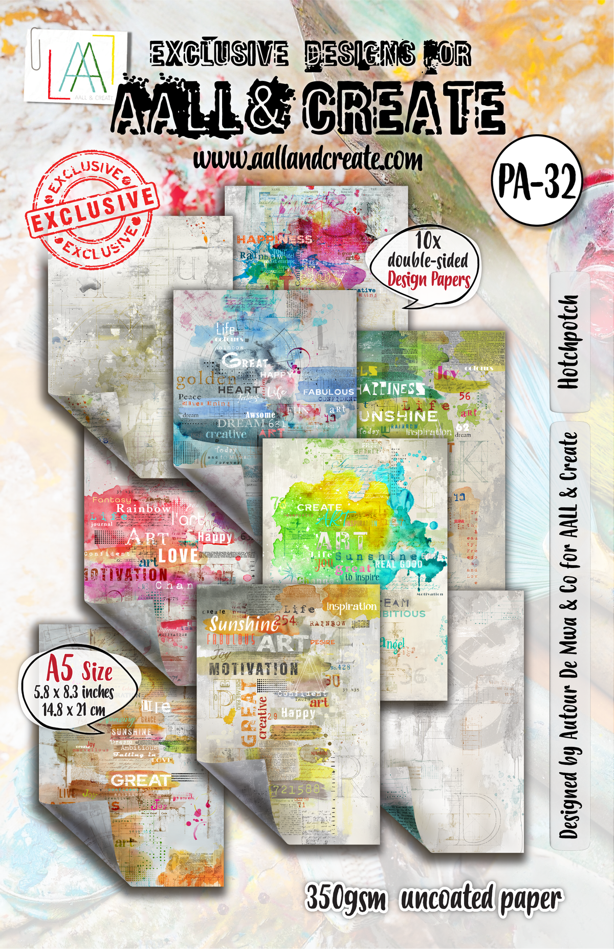 AALL and Create - A5 Design Paper - Hotchpotch-1
