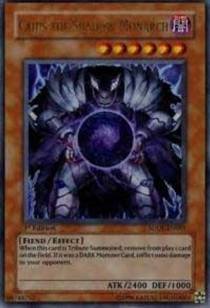 Caius the Shadow Monarch (SDDE-EN001) - Structure Deck: The Dark Emperor 1st Edition-1