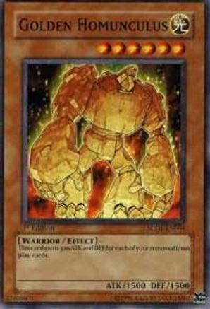 Golden Homunculus (SDDE-EN004) - Structure Deck: The Dark Emperor 1st Edition-1