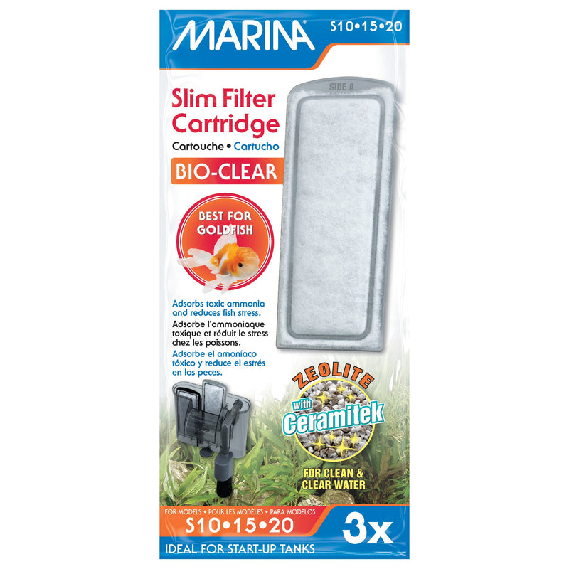 Marina Bio Clear Cartridge for Slim Filters - 3 pack-1