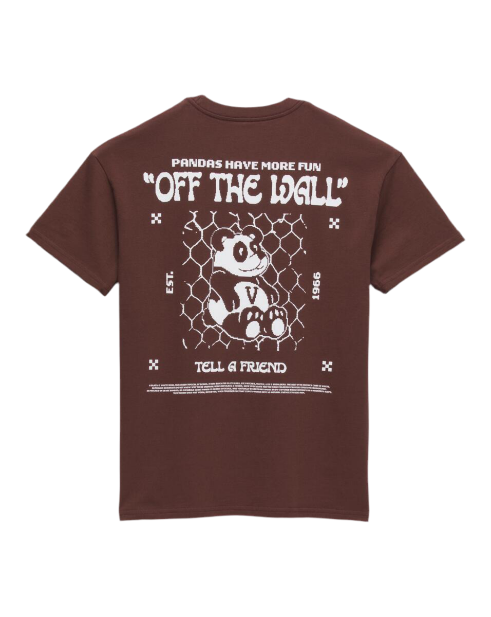 Vans 'Panda Oversize' Tee - Maroon-2