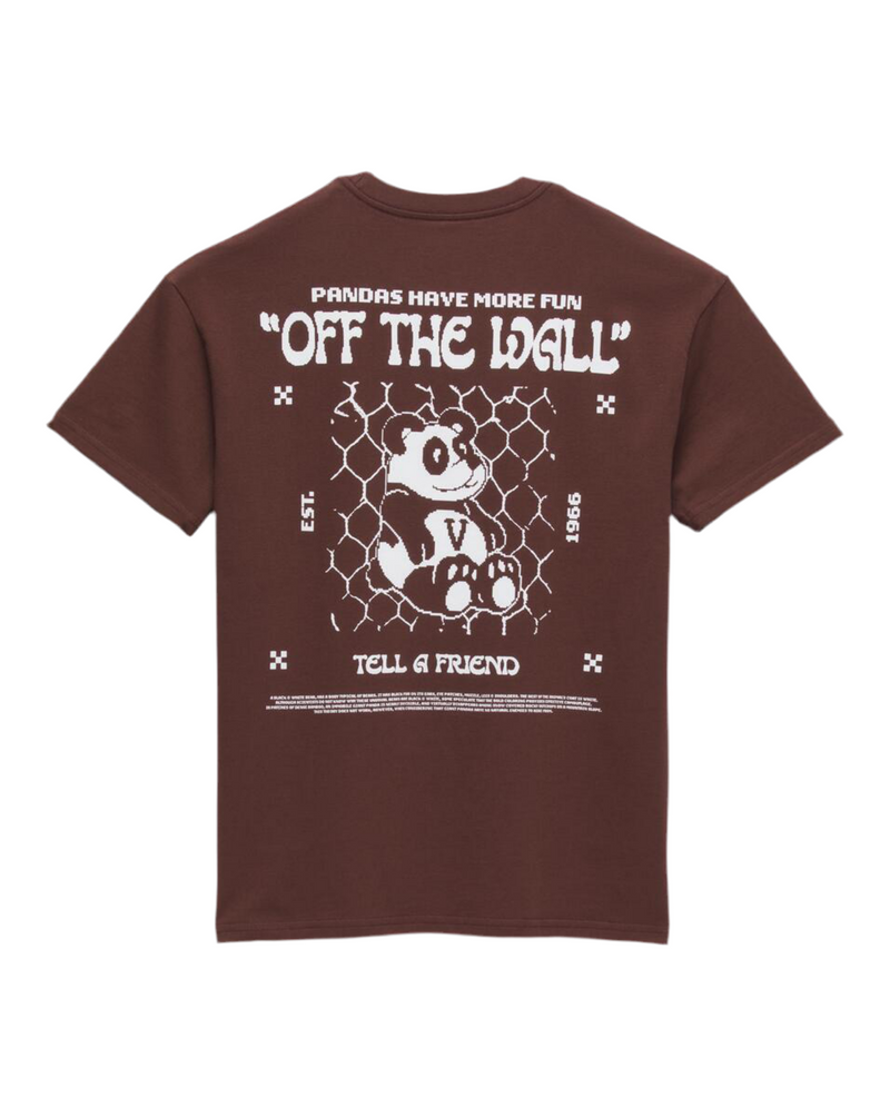 Vans 'Panda Oversize' Tee - Maroon-2