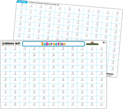 Teacher Created Resources - Subtraction Learning Mat - Large Table Mat - Ages 5+-1
