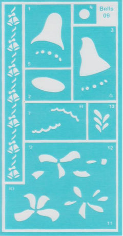 Stencil - Christmas Bells-1
