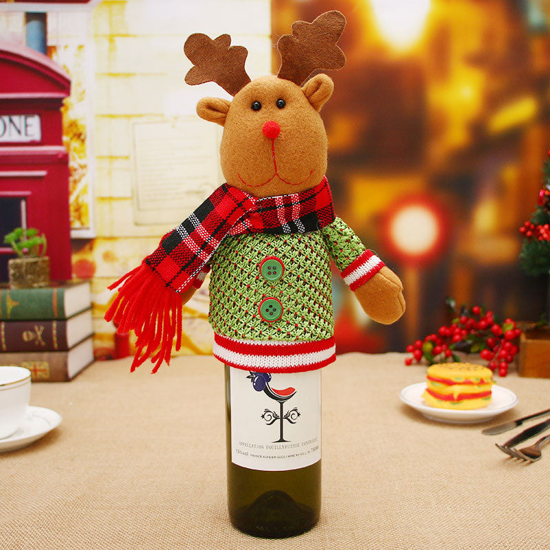 Christmas Decorations Christmas Wine Bottle Socks-61