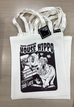 House Hippo Tote Bag-1