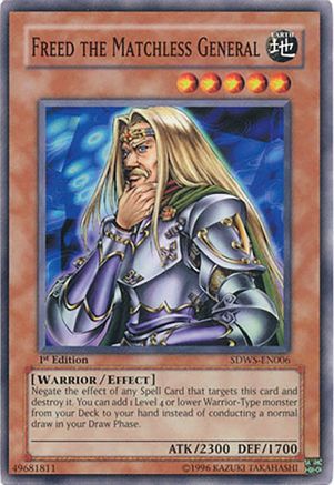 Freed the Matchless General (SDWS-EN006) - Structure Deck: Warriors' Strike 1st Edition-1