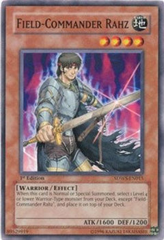 Field-Commander Rahz (SDWS-EN015) - Structure Deck: Warriors' Strike 1st Edition-1