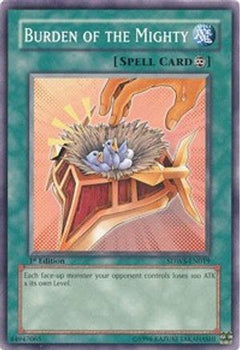 Burden of the Mighty (SDWS-EN019) - Structure Deck: Warriors' Strike 1st Edition-1