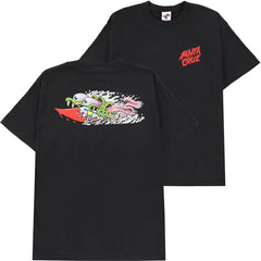 Santa Cruz 'Meek Concrete Slasher' Tee - Black-1