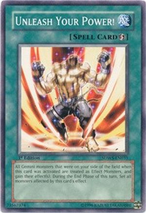 Unleash Your Power! (SDWS-EN031) - Structure Deck: Warriors' Strike 1st Edition-1
