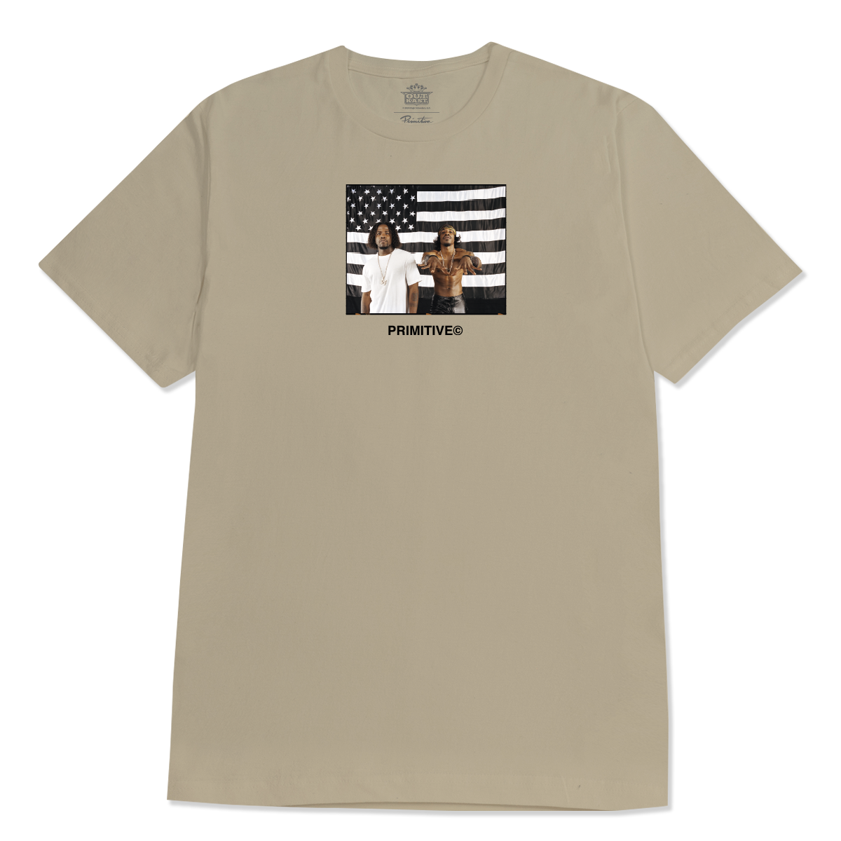 Primitive x Outkast 'Stripes' Tee - Sand-1