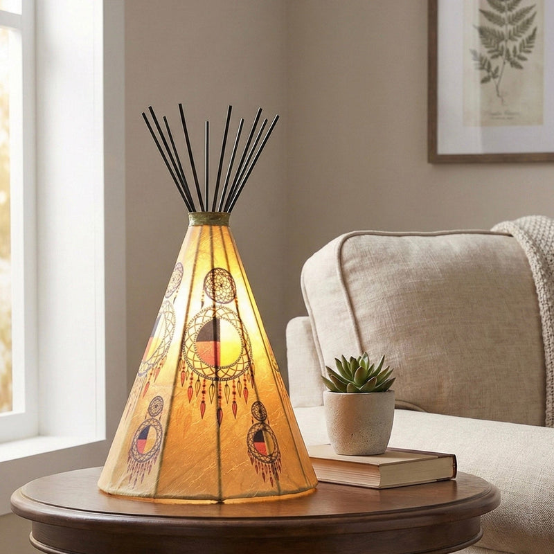 Dreamcatcher Teepee Lamp-3