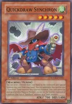 Quickdraw Synchron (SOVR-EN004) - Stardust Overdrive 1st Edition-1