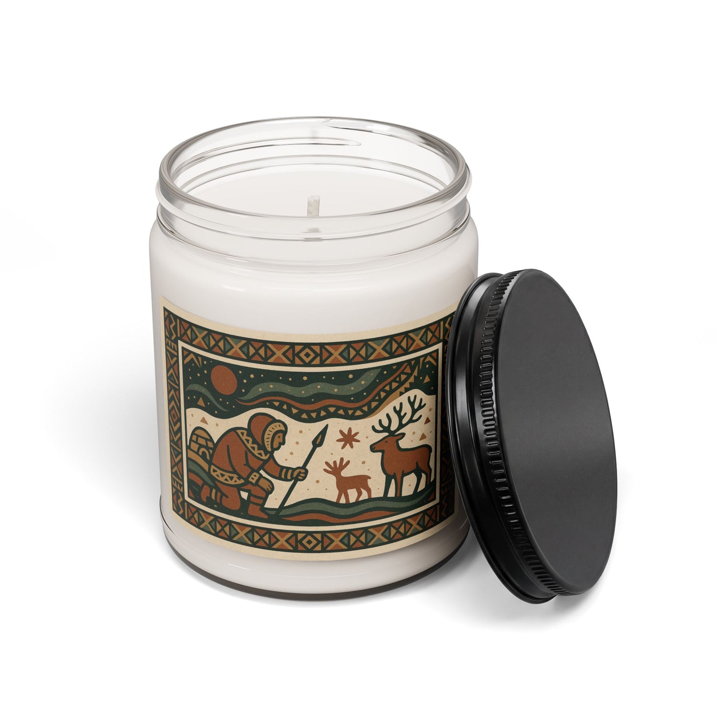 Inuit Design Soy Candle — Hand-Poured Aromatherapy