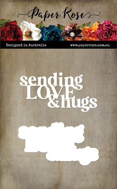 Sending Love & Hugs Metal Cutting Die 33861-1