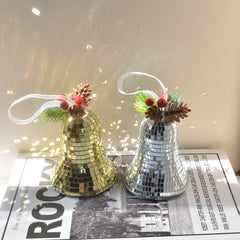Fashionable Retro Christmas Bell Ornament-4