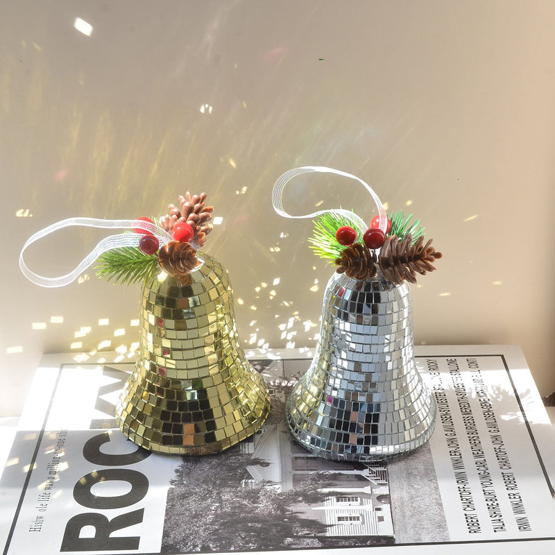 Fashionable Retro Christmas Bell Ornament-4