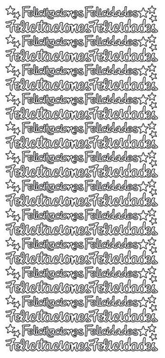 Peel-Off Stickers - Felicitaciones-1