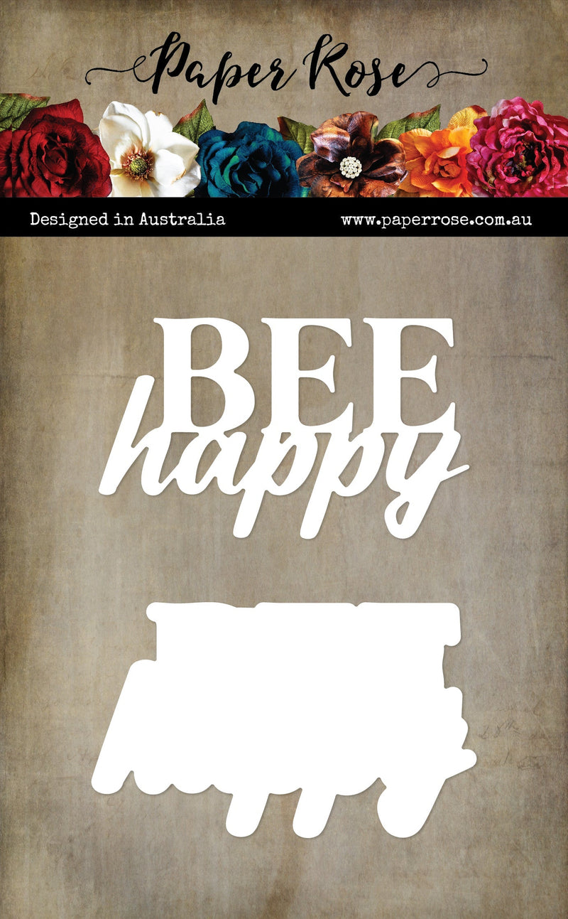 Bee Happy Layered Metal Dies 33936-1
