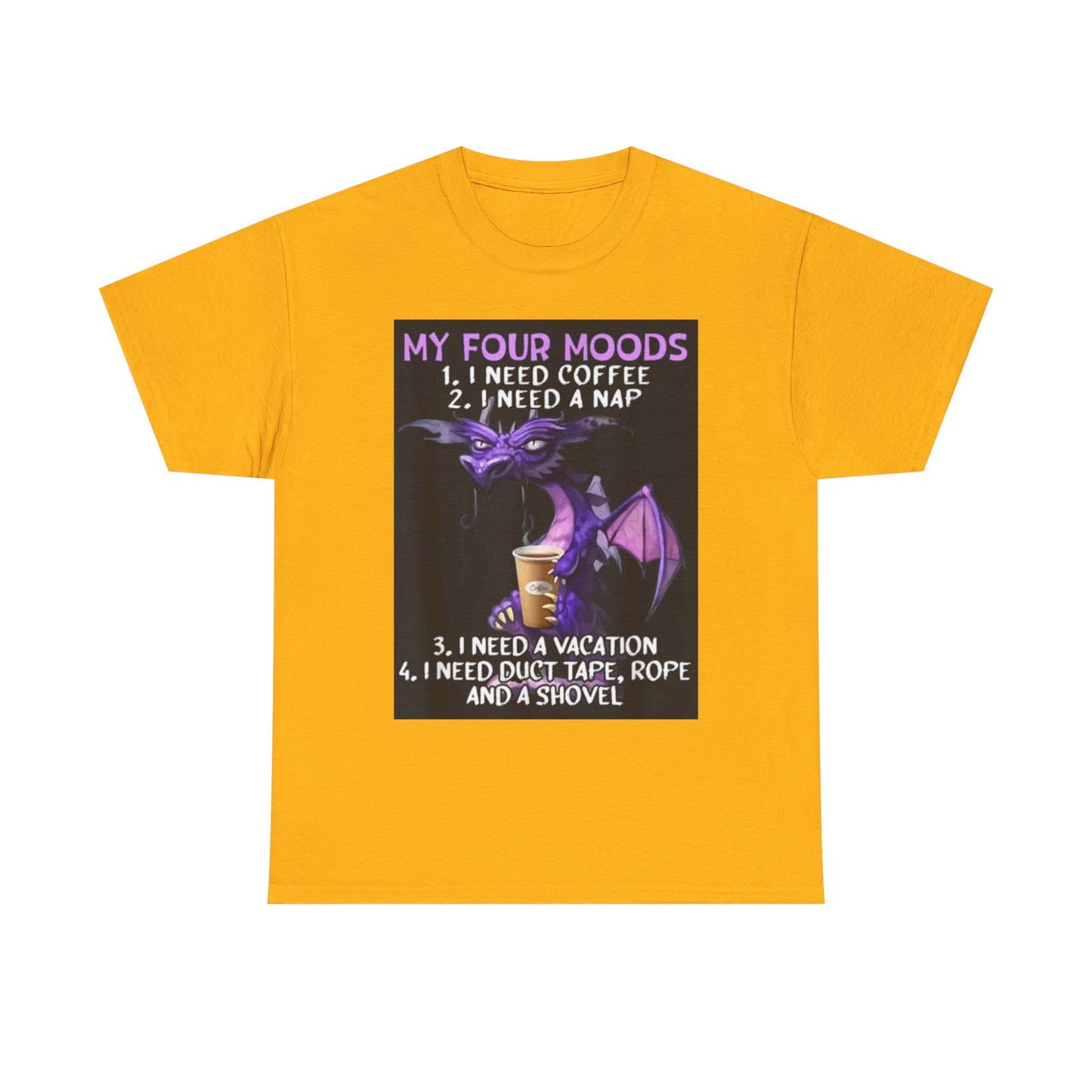 "My 4 Moods" Unisex Heavy Cotton Tee