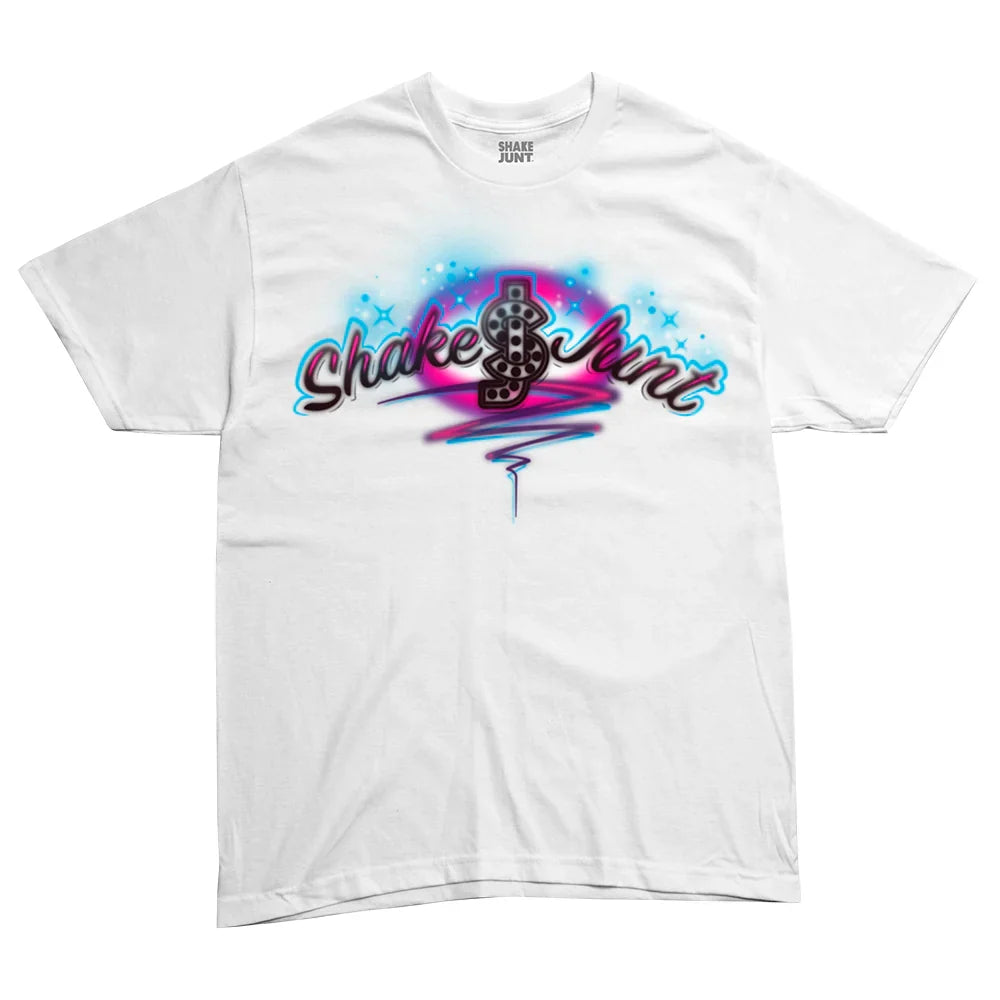 Shake Junt 'Airbrush' Tee - White-1