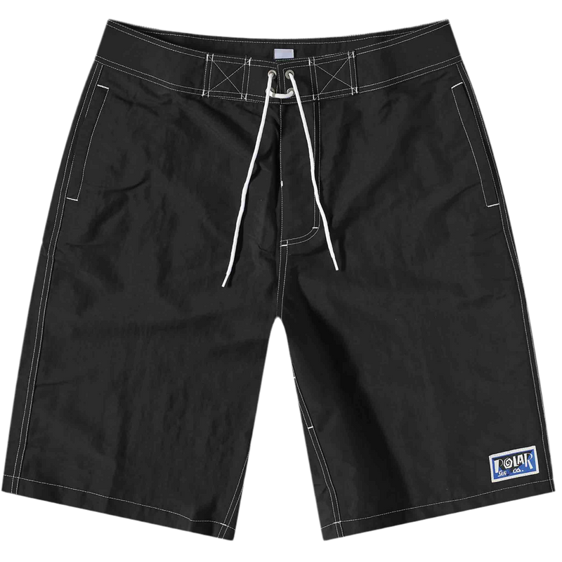 Polar Skate Co. 'Spiral Surf' Short - Black-1