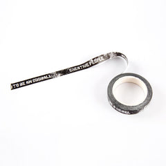 AALL and Create Washi Tape #33 - Be A Rebel (Dark)-1