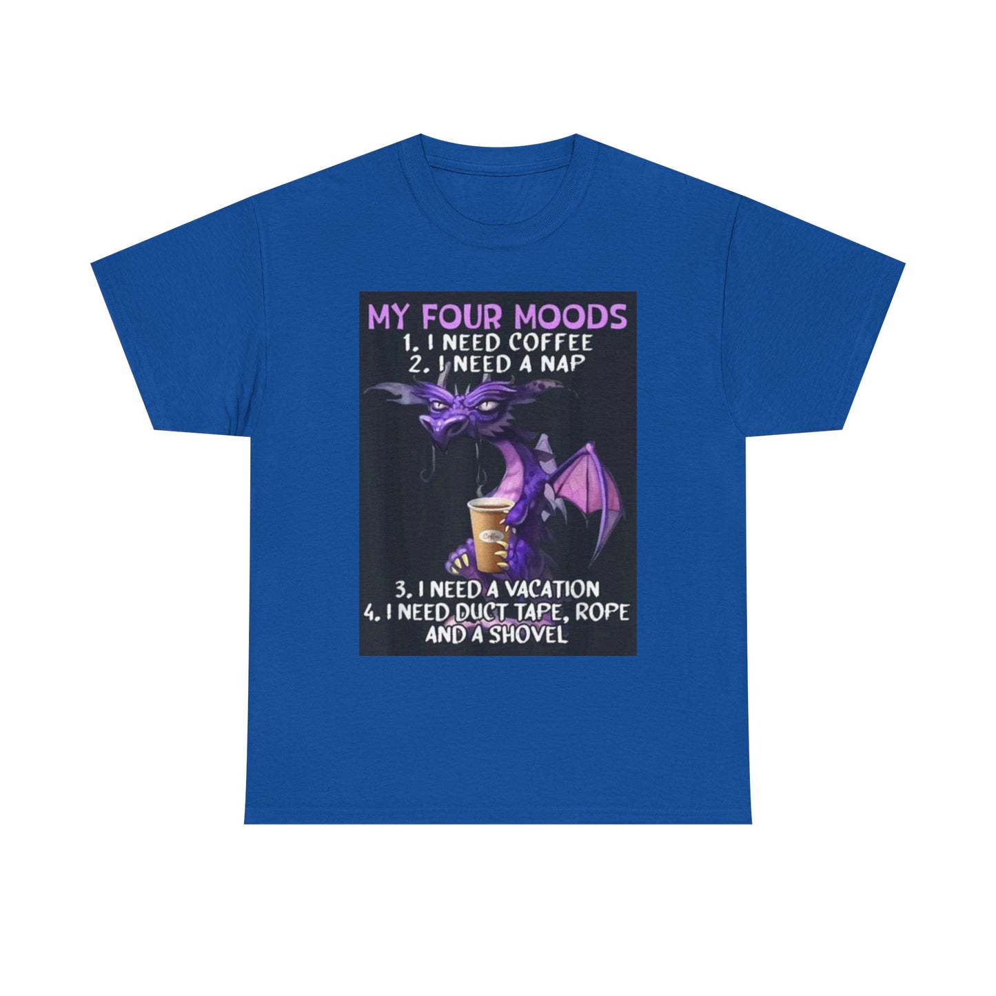 "My 4 Moods" Unisex Heavy Cotton Tee