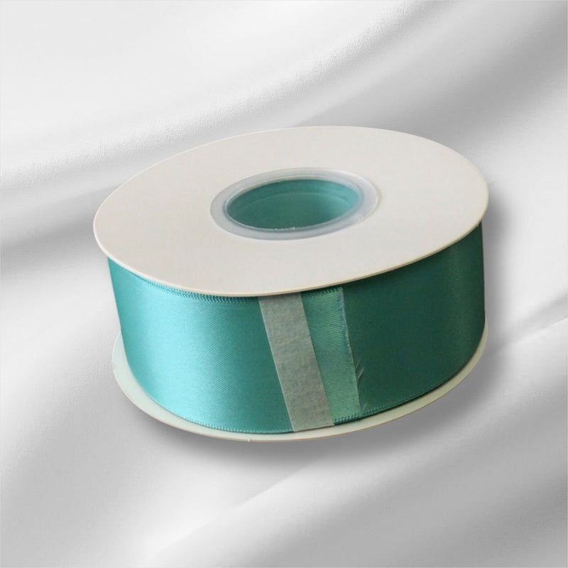 Satin Ribbon Double Face-Light Green #323-3.8 cm Wide-1