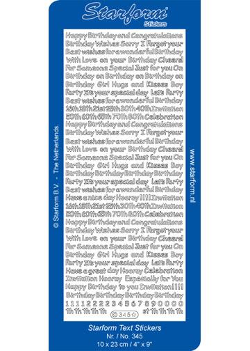 Deco Stickers - Multi Saying Stickers-1