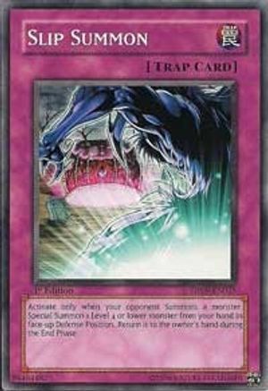 Slip Summon (DP09-EN028) - Duelist Pack 9: Yusei 2 1st Edition-1