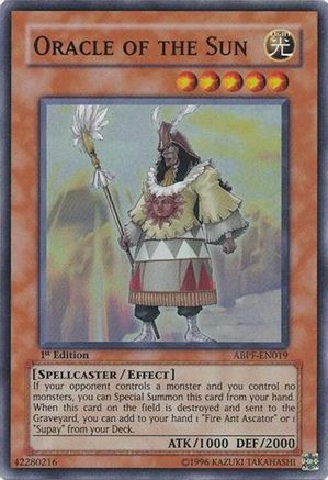 Oracle of the Sun (ABPF-EN019) - Absolute Powerforce 1st Edition-1