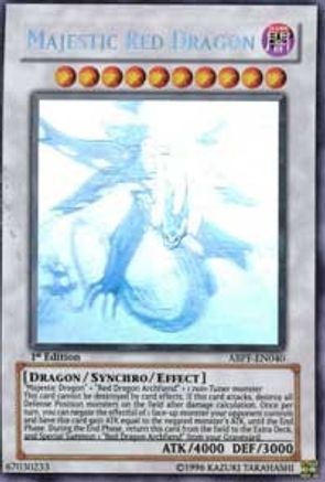 Majestic Red Dragon (Ghost Rare) (ABPF-EN040) - Absolute Powerforce Unlimited-1