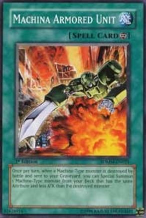 Machina Armored Unit (SDMM-EN021) - Structure Deck: Machina Mayhem 1st Edition-1