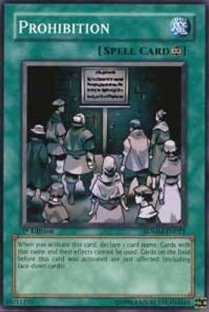Prohibition (SDMM-EN022) - Structure Deck: Machina Mayhem Unlimited-1