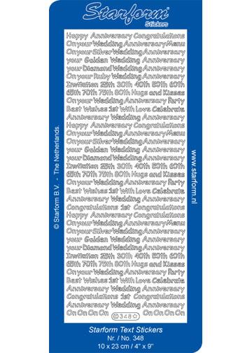 Deco Stickers - Anniversary Sayings-1
