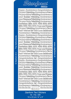 Deco Stickers - Anniversary Sayings-1