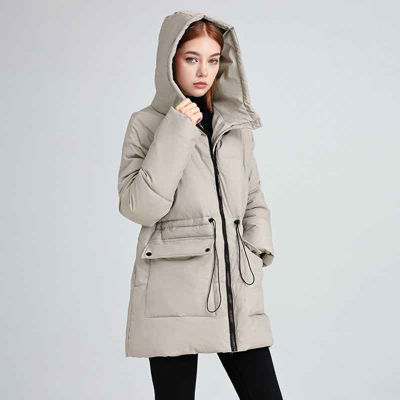 Women's Versatile Hooded Cotton-Padded Jacket-6