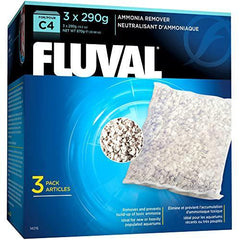 Fluval C4 Ammonia Remover, Replacement Aquarium Filter Media, 3-Pack-1